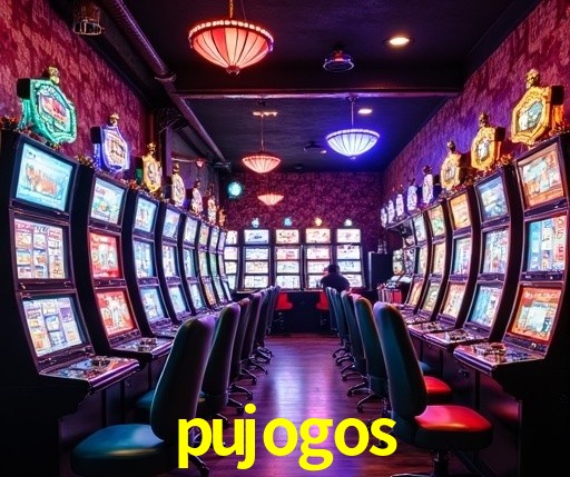 Interface moderna da plataforma pujogos